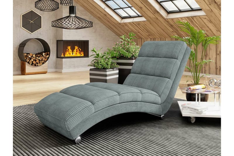 Kintore Liggfåtölj 62 cm 84x Dark grey - Møbler - Stole & lænestole - Lænestole - Liggestol