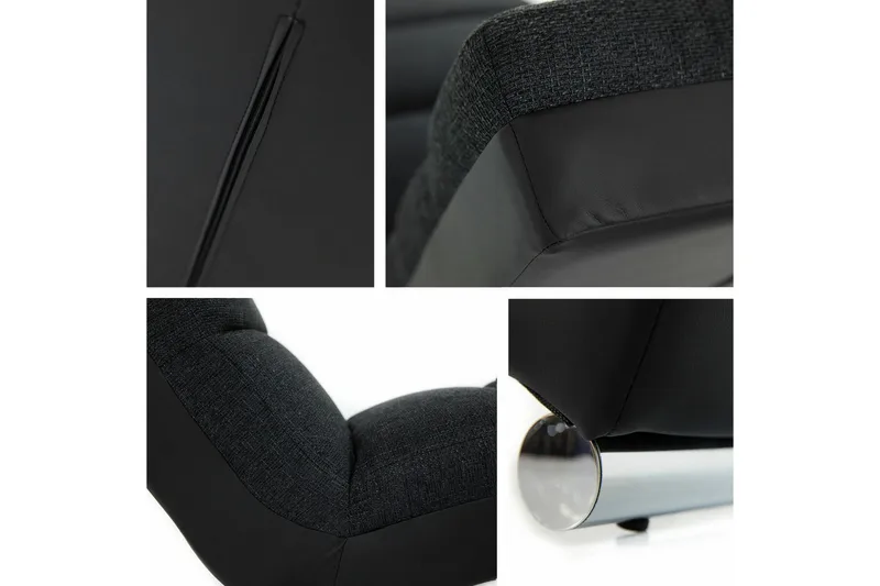 Kintore Liggfåtölj 62 cm Black - Møbler - Stole & lænestole - Lænestole - Liggestol