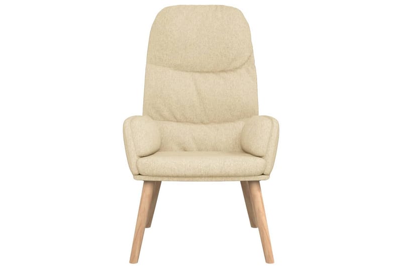 lænestol stof cremefarvet - Creme - Møbler - Stole & lænestole - Lænestole - Liggestol