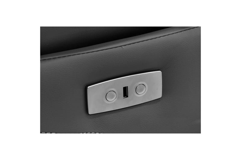 Liggestol Lannilis Grå, PU/Træ/Metal, Elektrisk hvilestol - Grå, PU/Træ/Metal, Elektrisk hvilestol - Møbler - Stole & lænestole - Lænestole - Recliner lænestol