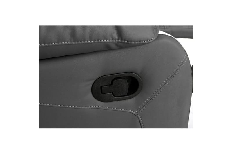 Liggestol Lannilis Grå, PU/Træ/Metal, Manuel liggestol - Grå, PU/Træ/Metal, Manuel liggestol - Møbler - Stole & lænestole - Lænestole - Recliner lænestol