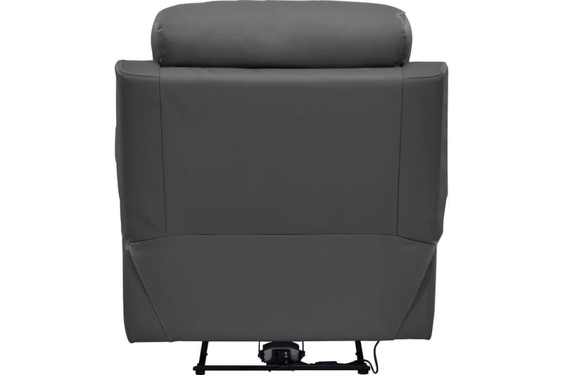 Liggestol Lannilis Grå, PU/Træ/Metal, Elektrisk hvilestol - Grå, PU/Træ/Metal, Elektrisk hvilestol - Møbler - Stole & lænestole - Lænestole - Recliner lænestol