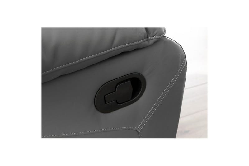 Liggestol Lannilis Grå, PU/Træ/Metal, Manuel liggestol - Grå, PU/Træ/Metal, Manuel liggestol - Møbler - Stole & lænestole - Lænestole - Recliner lænestol