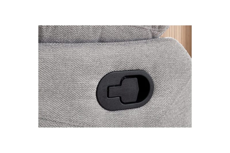 Liggestol Lannilis Lys Grå, Stof/Træ/Metal, Manuel liggestol - Lys Grå, Stof/Træ/Metal, Manuel liggestol - Møbler - Stole & lænestole - Lænestole - Recliner lænestol