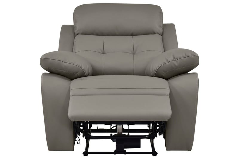 Liggestol Lannilis Lys Grå, PU/Træ/Metal, Manuel liggestol - Lys Grå, PU/Træ/Metal, Manuel liggestol - Møbler - Stole & lænestole - Lænestole - Recliner lænestol