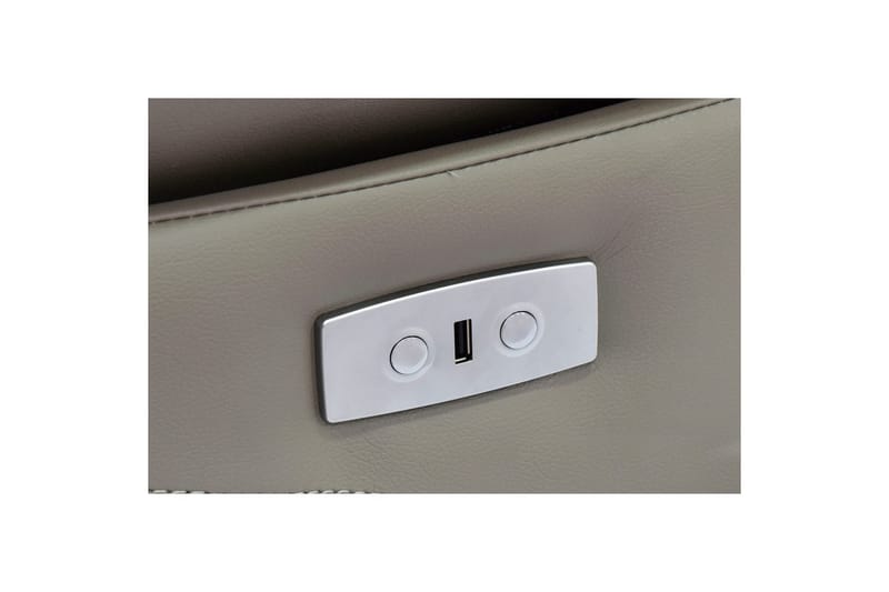 Liggestol Lannilis Lys Grå, PU/Træ/Metal, Elektrisk hvilestol - Lys Grå, PU/Træ/Metal, Elektrisk hvilestol - Møbler - Stole & lænestole - Lænestole - Recliner lænestol