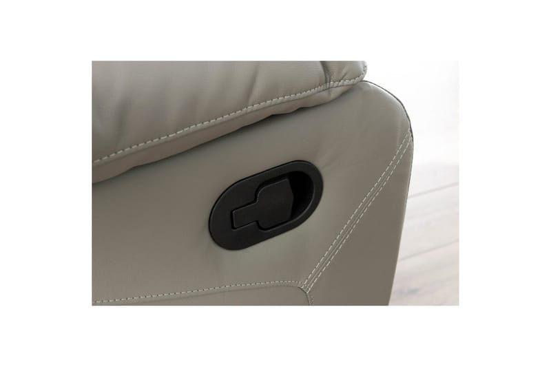 Liggestol Lannilis Lys Grå, PU/Træ/Metal, Manuel liggestol - Lys Grå, PU/Træ/Metal, Manuel liggestol - Møbler - Stole & lænestole - Lænestole - Recliner lænestol