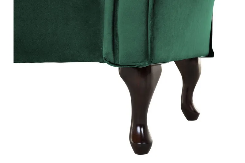 Lattes Chaiselong Højre - Velour/Grøn - Møbler - Sofaer - Daybed