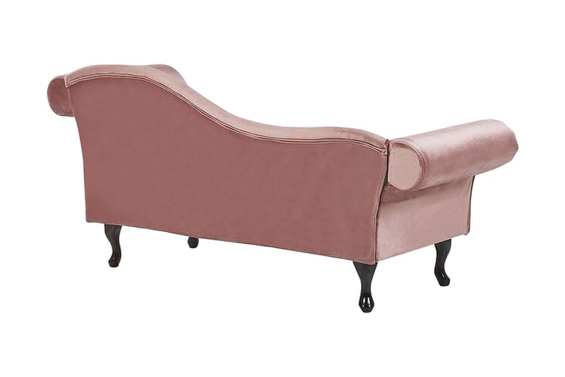 Lattes Chaiselong Højre - Velour/Lyserød - Møbler - Sofaer - Daybed