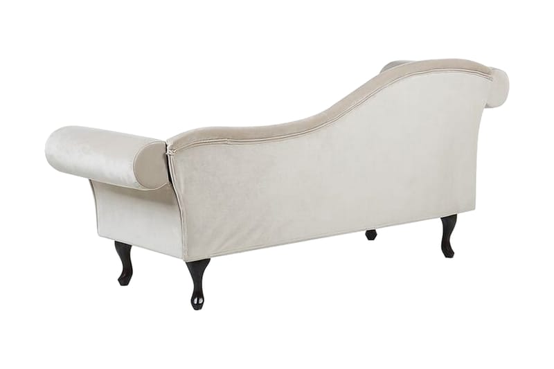 Lattes Chaiselong Venstre - Velour/Beige - Møbler - Sofaer - Daybed