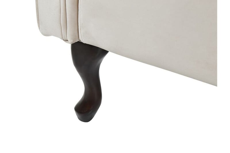 Lattes Chaiselong Venstre - Velour/Beige - Møbler - Sofaer - Daybed