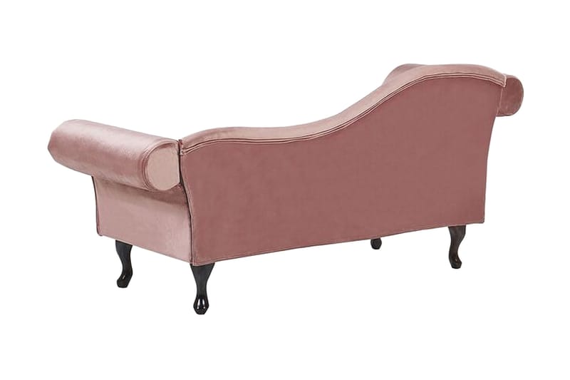 Lattes Chaiselong Venstre - Velour/Lyserød - Møbler - Sofaer - Daybed