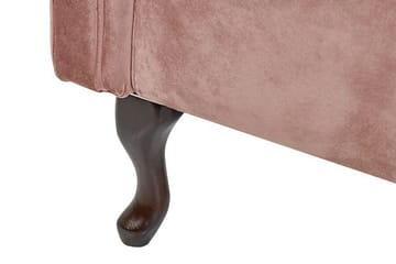 Lattes Højre Lige Daybed 188 cm i Stof - Rosa - Møbler - Sofaer - Daybed