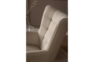 Ravinda Liggestol - Beige - Møbler - Stole & lænestole - Lænestole - Øreklapstol