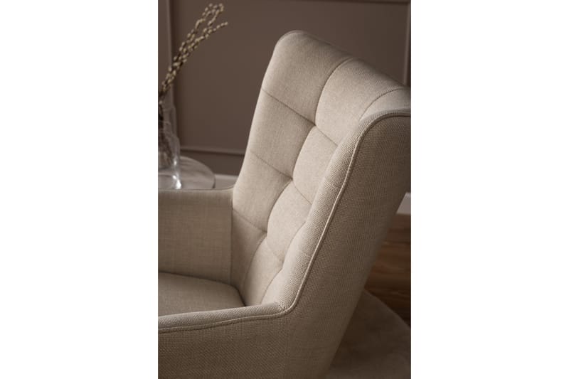 Ravinda Liggestol - Beige - Møbler - Stole & lænestole - Lænestole - Øreklapstol