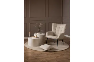 Ravinda Liggestol - Beige - Møbler - Stole & lænestole - Lænestole - Øreklapstol