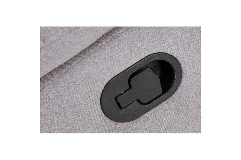 Liggestol Southbrook Lys Grå, Stof/Træ/Metal, Manuel liggestol - Lys Grå, Stof/Træ/Metal, Manuel liggestol - Møbler - Stole & lænestole - Lænestole - Recliner lænestol