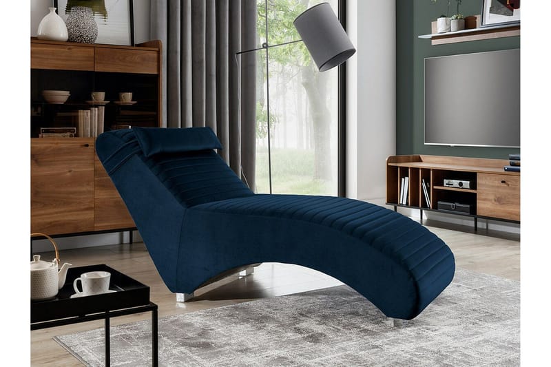 Staffin Liggfåtölj 73 cm NO_BRAND Dark blue - Møbler - Stole & lænestole - Lænestole - Liggestol