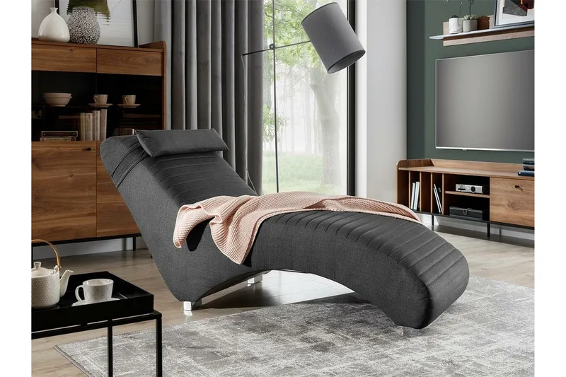 Staffin Liggfåtölj 73 cm NO_BRAND Dark grey - Møbler - Stole & lænestole - Lænestole - Liggestol