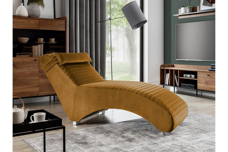 Staffin Liggfåtölj 73 cm Yellow - Møbler - Stole & lænestole - Lænestole - Liggestol