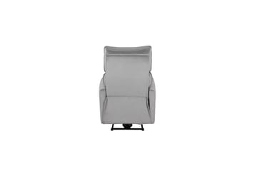 Liggestol Pineto Grå, Velour/Metal/Træ - Grå, Velour/Metal/Træ - Møbler - Stole & lænestole - Lænestole - Recliner lænestol