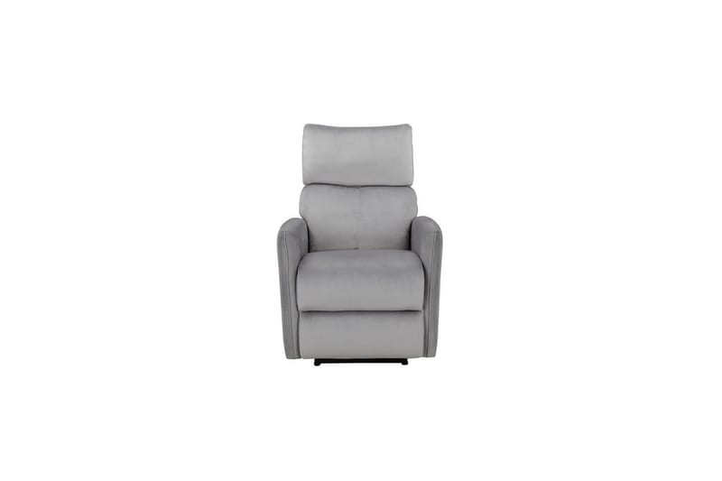 Liggestol Pineto Grå, Velour/Metal/Træ - Grå, Velour/Metal/Træ - Møbler - Stole & lænestole - Lænestole - Liggestol