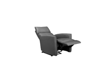 Liggestol Pineto Antracit, PU/Metal/Træ - Antracit, PU/Metal/Træ - Møbler - Stole & lænestole - Lænestole - Læderstol
