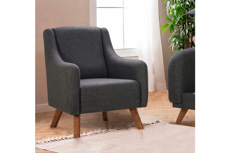 Malkiat Lænestol - Antracit - Møbler - Stole & lænestole - Lænestole