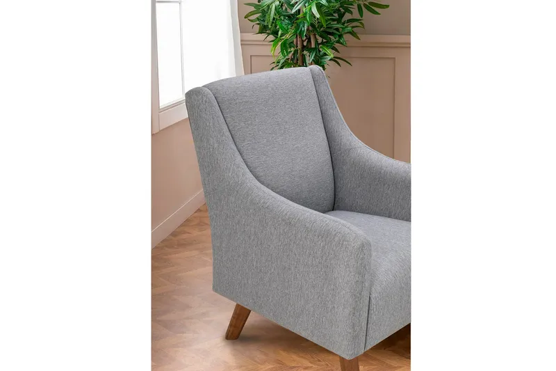 Malkiat Lænestol - Grå - Møbler - Stole & lænestole - Lænestole