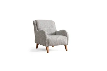 Mami Öronlappsfåtölj - Creme/Blå - Møbler - Stole & lænestole - Lænestole - Øreklapstol