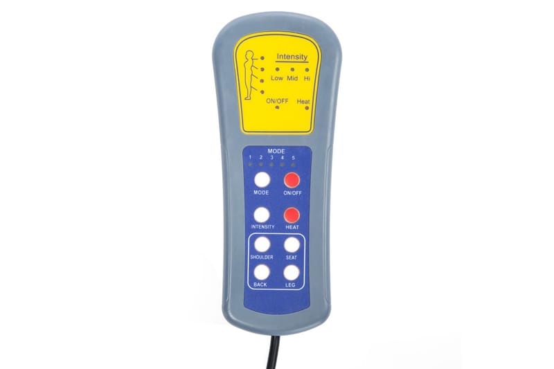 elektrisk massagestol stof gråbrun - Gråbrun - Møbler - Stole & lænestole - Lænestole - Massagestol