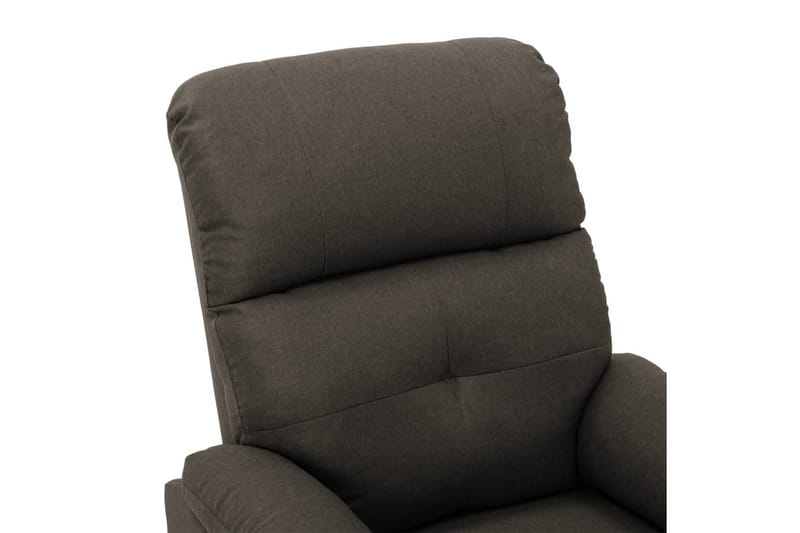 elektrisk massagestol stof gråbrun - Gråbrun - Møbler - Stole & lænestole - Lænestole - Massagestol