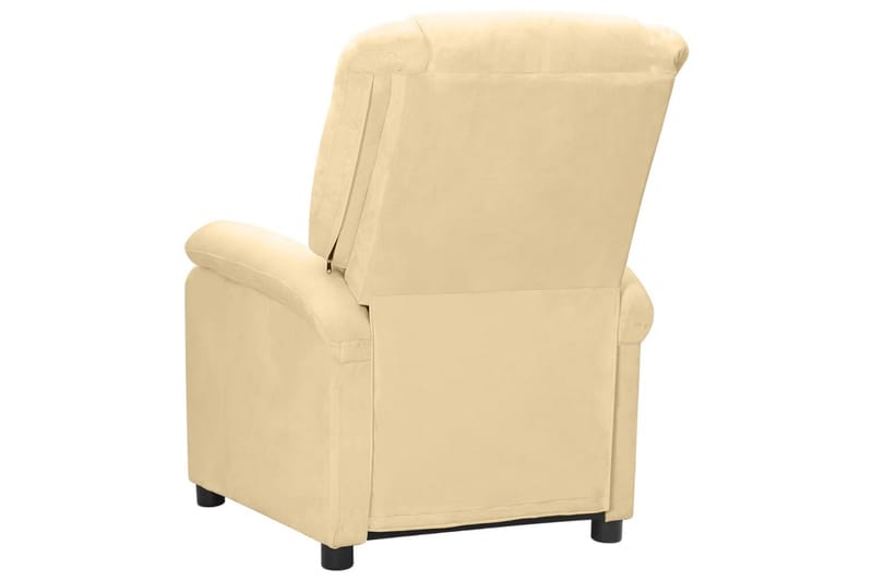 massagestol fløjl cremefarvet - Creme - Møbler - Stole & lænestole - Lænestole - Massagestol
