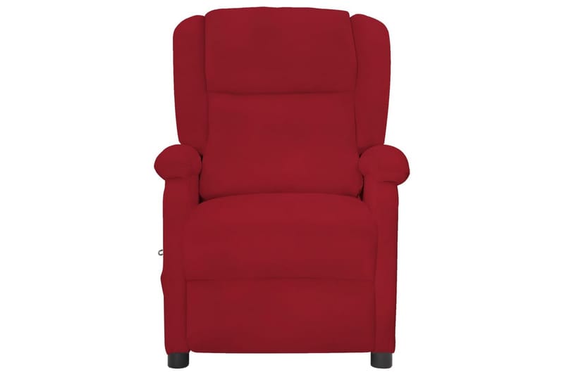 massagestol fløjl vinrød - Rød - Møbler - Stole & lænestole - Lænestole - Massagestol