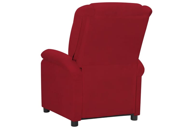 massagestol fløjl vinrød - Rød - Møbler - Stole & lænestole - Lænestole - Massagestol