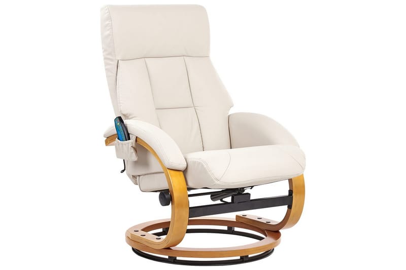 Massagestol Force - Beige, Lys Træ - Møbler - Stole & lænestole - Lænestole - Massagestol
