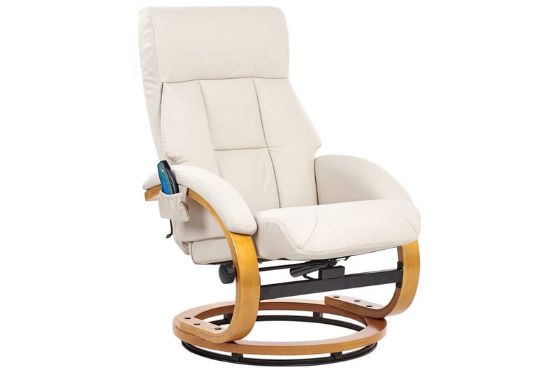 Massagestol Force - Beige, Lys Træ - Møbler - Stole & lænestole - Lænestole - Massagestol