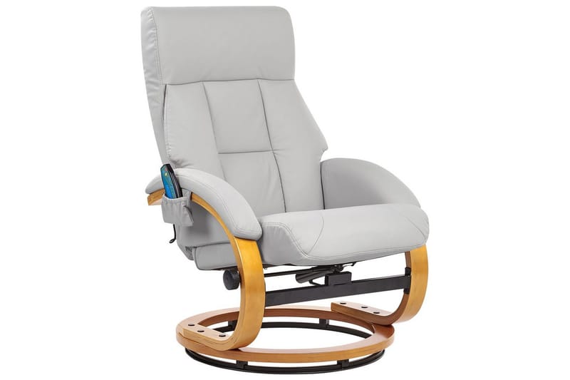 Massagestol Force - Grå, lyst træ - Møbler - Stole & lænestole - Lænestole - Massagestol