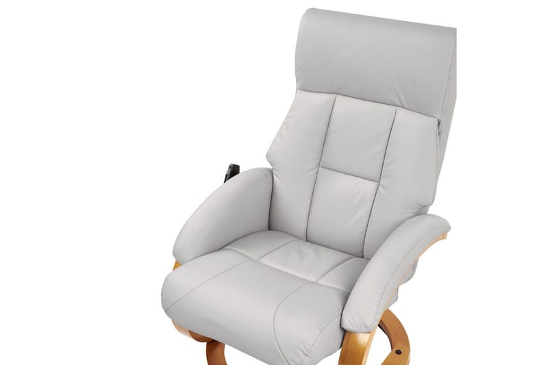 Massagestol Force - Grå, lyst træ - Møbler - Stole & lænestole - Lænestole - Massagestol