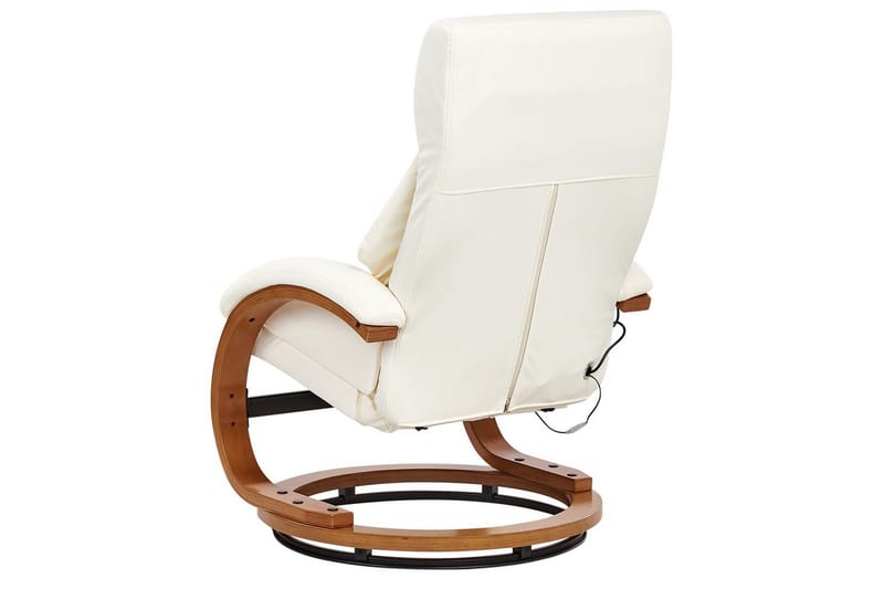 Massagestol Force - Hvid, lyst træ - Møbler - Stole & lænestole - Lænestole - Massagestol