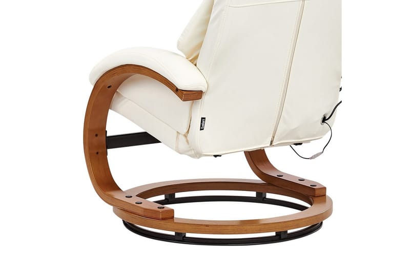 Massagestol Force - Hvid, lyst træ - Møbler - Stole & lænestole - Lænestole - Massagestol