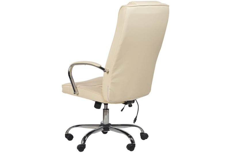 Massagestol Grandeur Beige/Sølv - Beige/Sølv - Møbler - Stole & lænestole - Lænestole - Massagestol