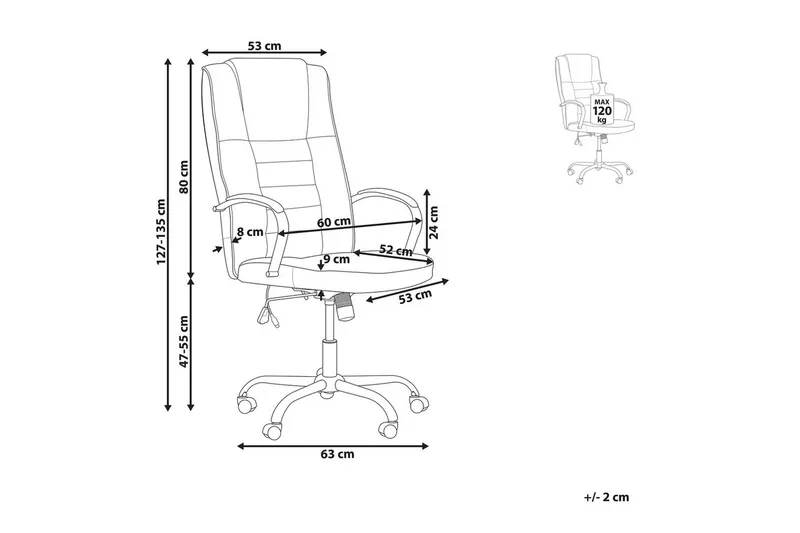 Massagestol Grandeur Beige/Sølv - Beige/Sølv - Møbler - Stole & lænestole - Lænestole - Massagestol