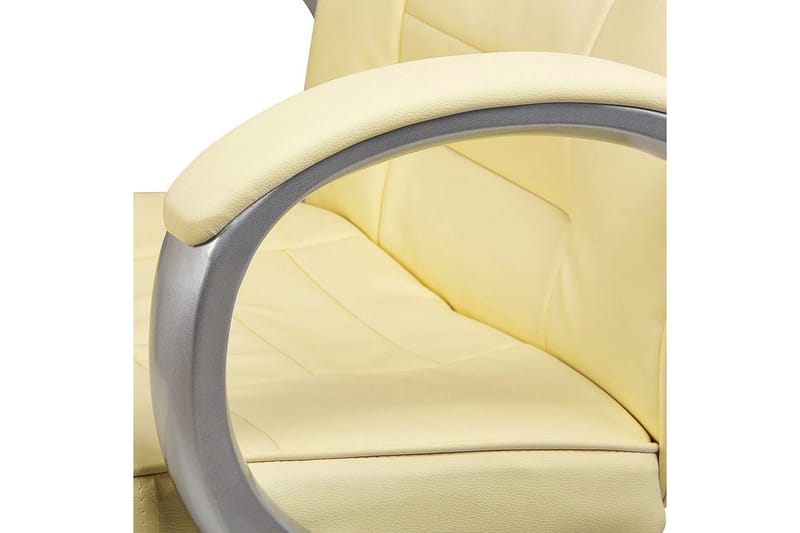 Massagestol Grandeur II Beige/Sølv - Beige/Sølv - Møbler - Stole & lænestole - Lænestole - Massagestol