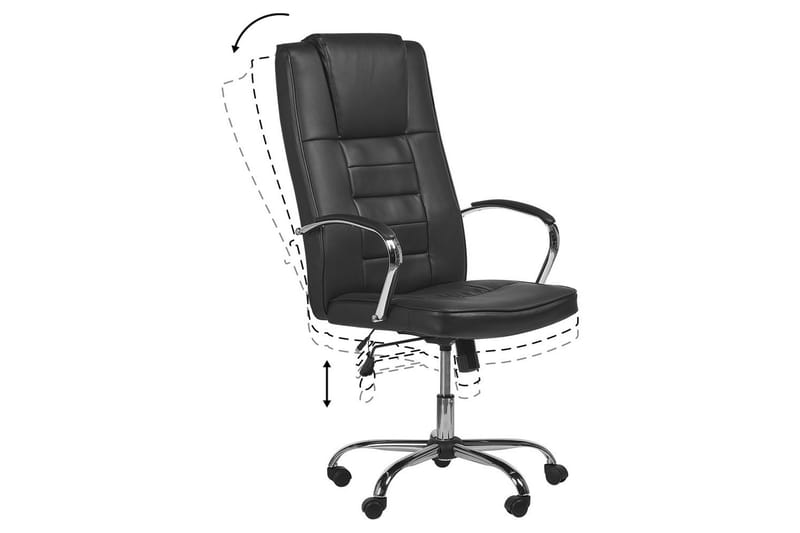 Massagestol Grandeur Sort/Sølv - Sort/Sølv - Møbler - Stole & lænestole - Lænestole - Massagestol