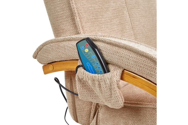 Massagestol Hero - Beige, Lys Træ - Møbler - Stole & lænestole - Lænestole - Massagestol