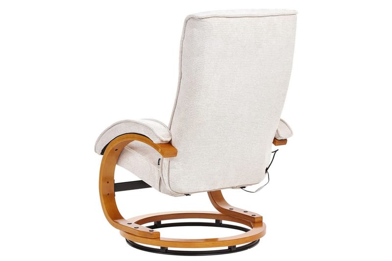Massagestol Hero - Lys beige, lyst træ - Møbler - Stole & lænestole - Lænestole - Massagestol