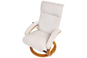 Massagestol Hero - Lys beige, lyst træ - Møbler - Stole & lænestole - Lænestole - Massagestol