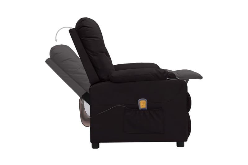 massagestol kunstlæder sort - Sort - Møbler - Stole & lænestole - Lænestole - Massagestol