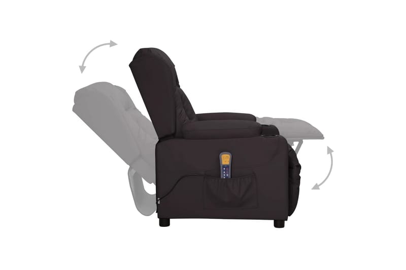 massagestol kunstlæder sort - Sort - Møbler - Stole & lænestole - Lænestole - Massagestol